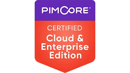 Badge Zertifikat Pimcore Cloud & Enterprise Edition