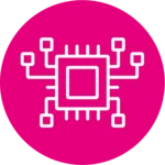 Pink Icon mit Chip