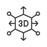 Icon, dass die Anpassung eines 3D Files im Backend des Systems anzeigt