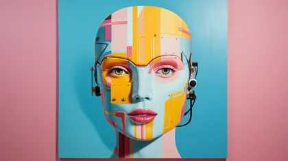 Ein futuristischer Roboterkopf steht symbolisch für den Einsatz generativer KI im E-Commerce zur Personalisierung, Automatisierung und Effizienzsteigerung