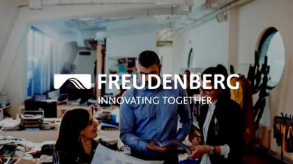 Visualisierung des NETFORMIC-Kundencases Freudenberg – symbolisiert durch digitale Schnittstellen und Systemvernetzung. Thematisch im Fokus: Automatisierung von Vertriebsprozessen, effizientes Produktdatenmanagement und flexible Plattformarchitektur mit Shopware 6 und Pimcore
