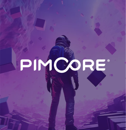 Pimcore Schaubild mit Astronaut