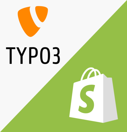 Typo3 und Shopify Logos