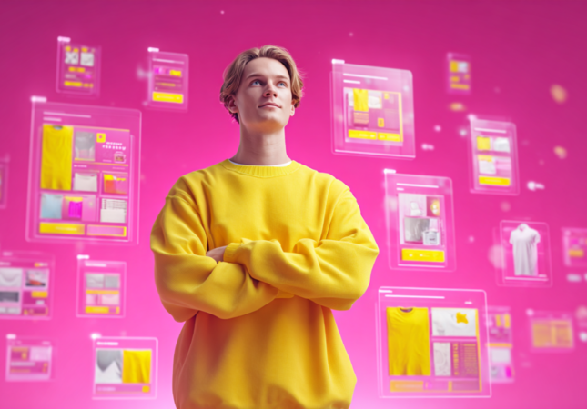 Customer Relationship Depth in Distribution – Strengthening Customer Connections Man standing at the forefront of digital operations – deepening and strengthening customer relationships in the distribution industry