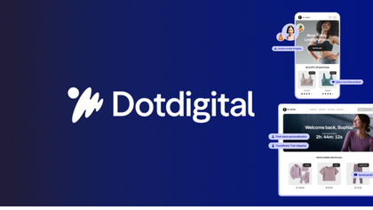 Dotdigital logo with platform screenshots showcasing marketing automation and customer engagement, highlighting NETFORMIC as a Silver Dotdigital partner